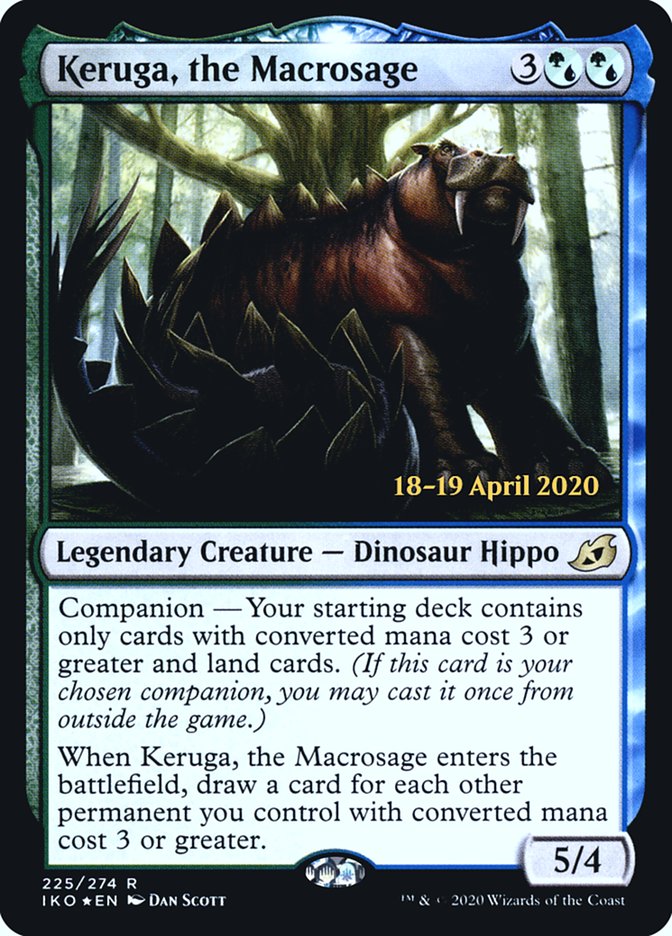 Keruga, the Macrosage  [Ikoria: Lair of Behemoths Prerelease Promos] | Gam3 Escape