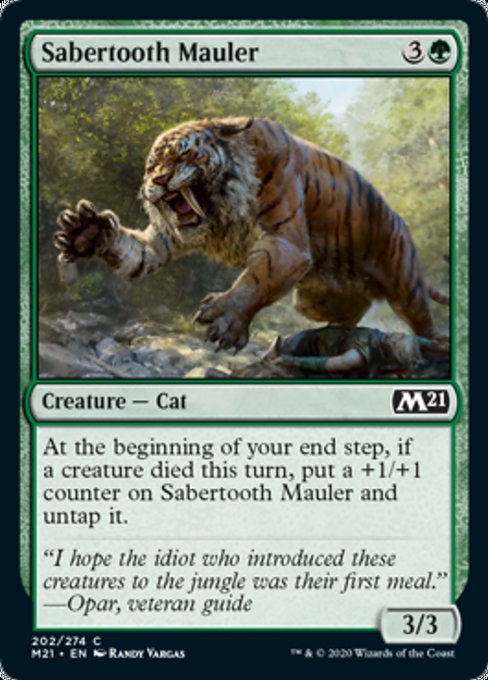 Sabertooth Mauler [Core Set 2021] | Gam3 Escape