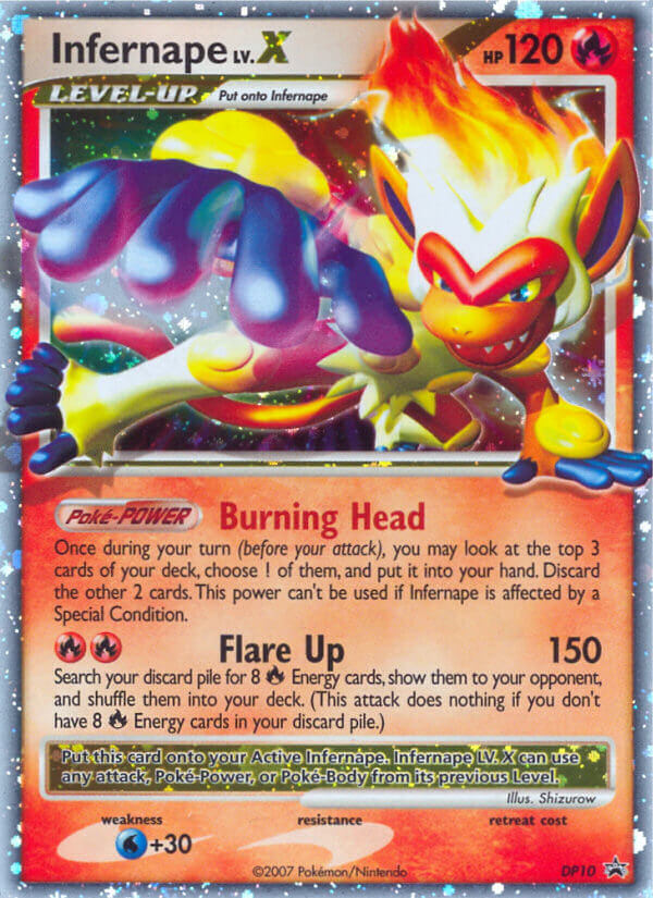 Infernape LV.X (DP10) [Diamond & Pearl: Black Star Promos] | Gam3 Escape