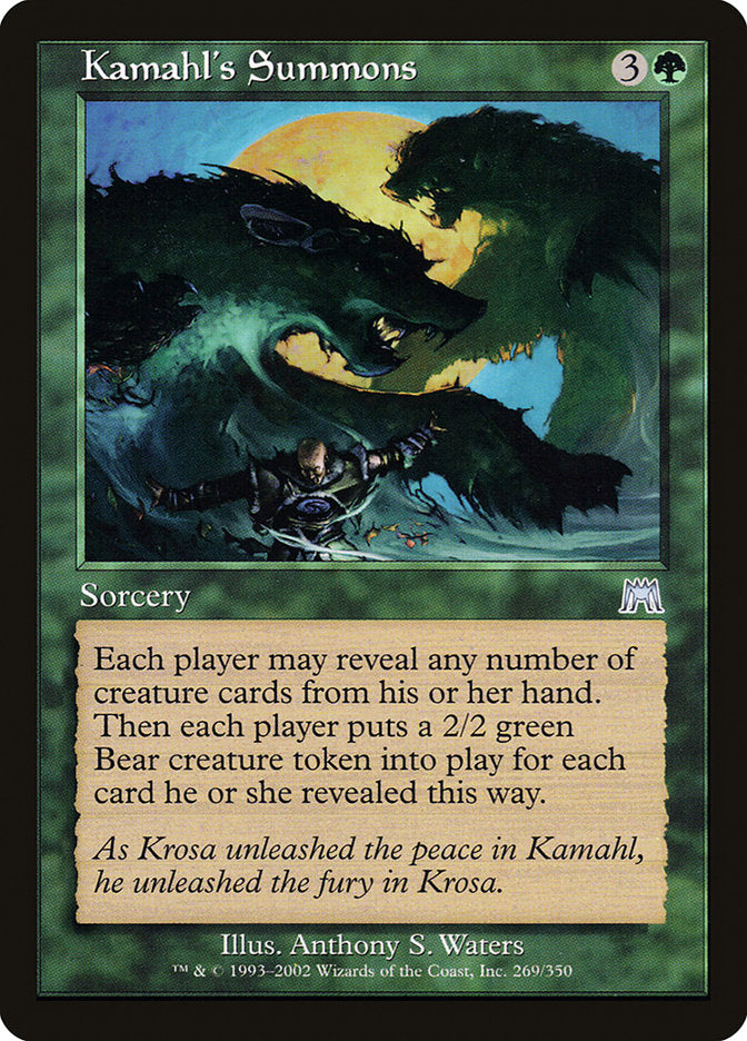 Kamahl's Summons [Onslaught] | Gam3 Escape