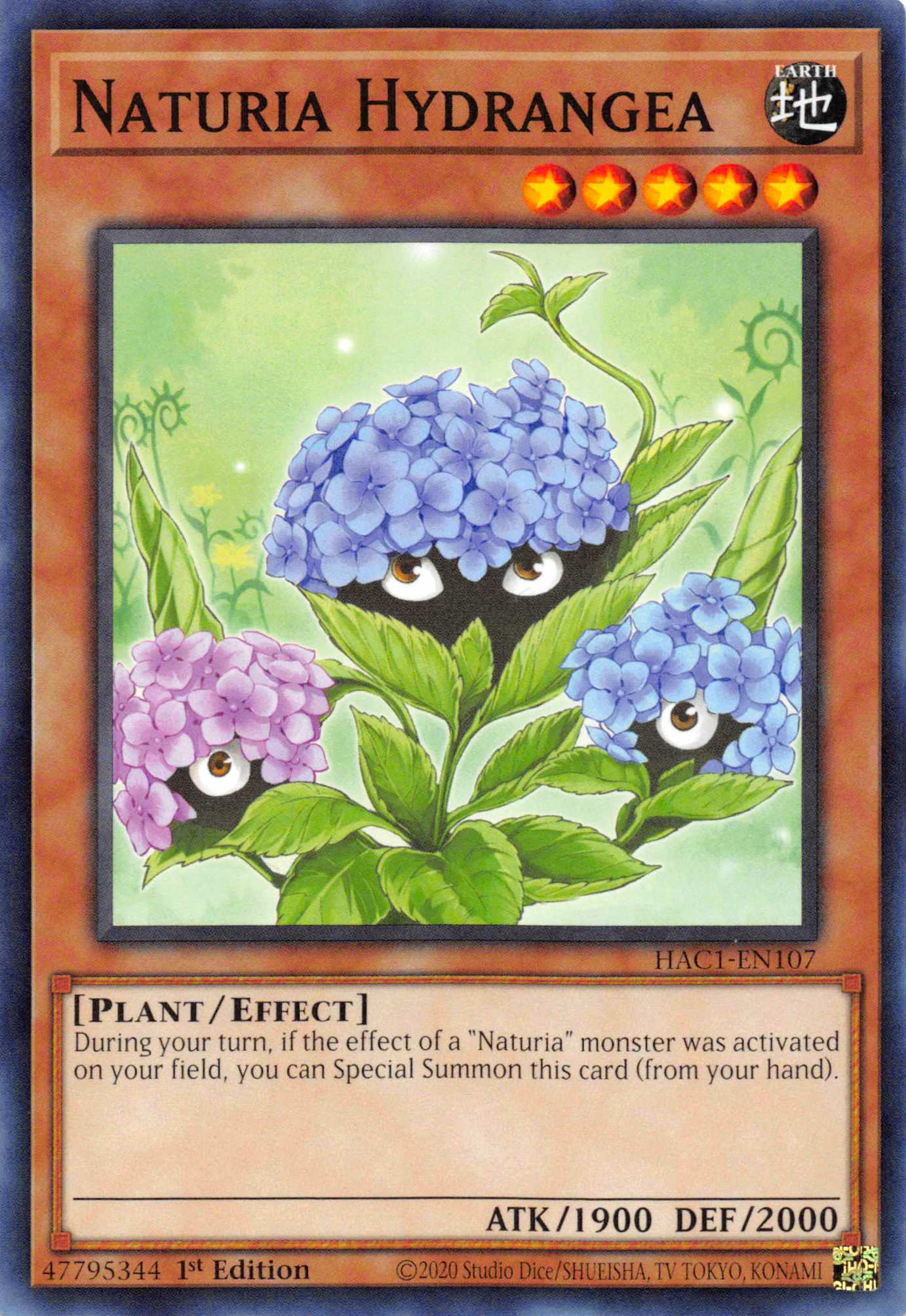 Naturia Hydrangea [HAC1-EN107] Common | Gam3 Escape