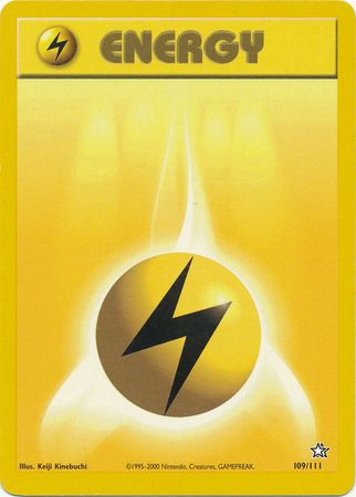 Lightning Energy (109/111) [Neo Genesis Unlimited] | Gam3 Escape