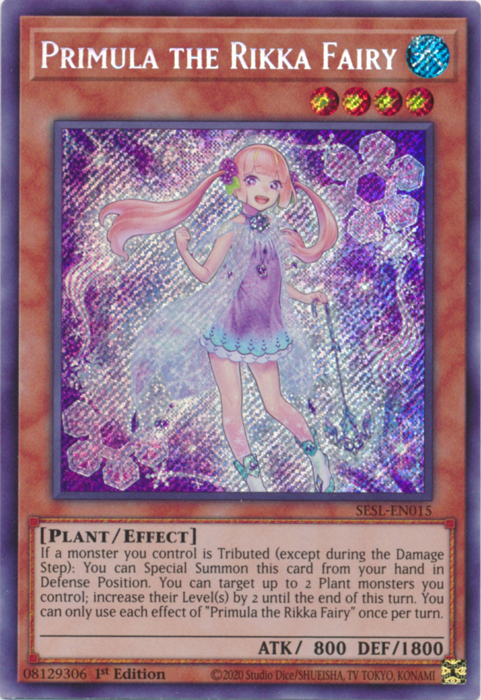 Primula the Rikka Fairy [SESL-EN015] Secret Rare | Gam3 Escape