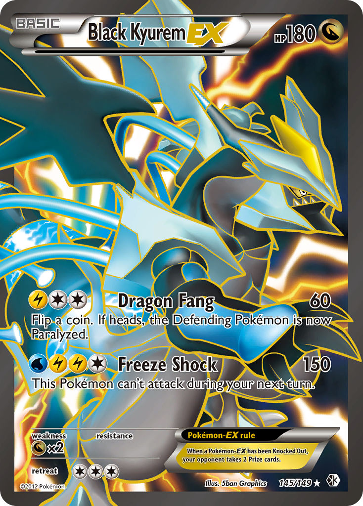 Black Kyurem EX (145/149) [Black & White: Boundaries Crossed] | Gam3 Escape