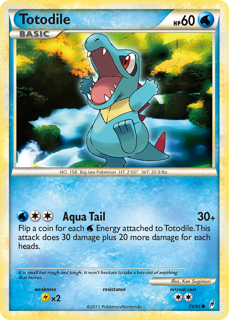 Totodile (74/95) [HeartGold & SoulSilver: Call of Legends] | Gam3 Escape