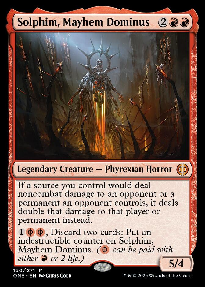 Solphim, Mayhem Dominus [Phyrexia: All Will Be One] | Gam3 Escape