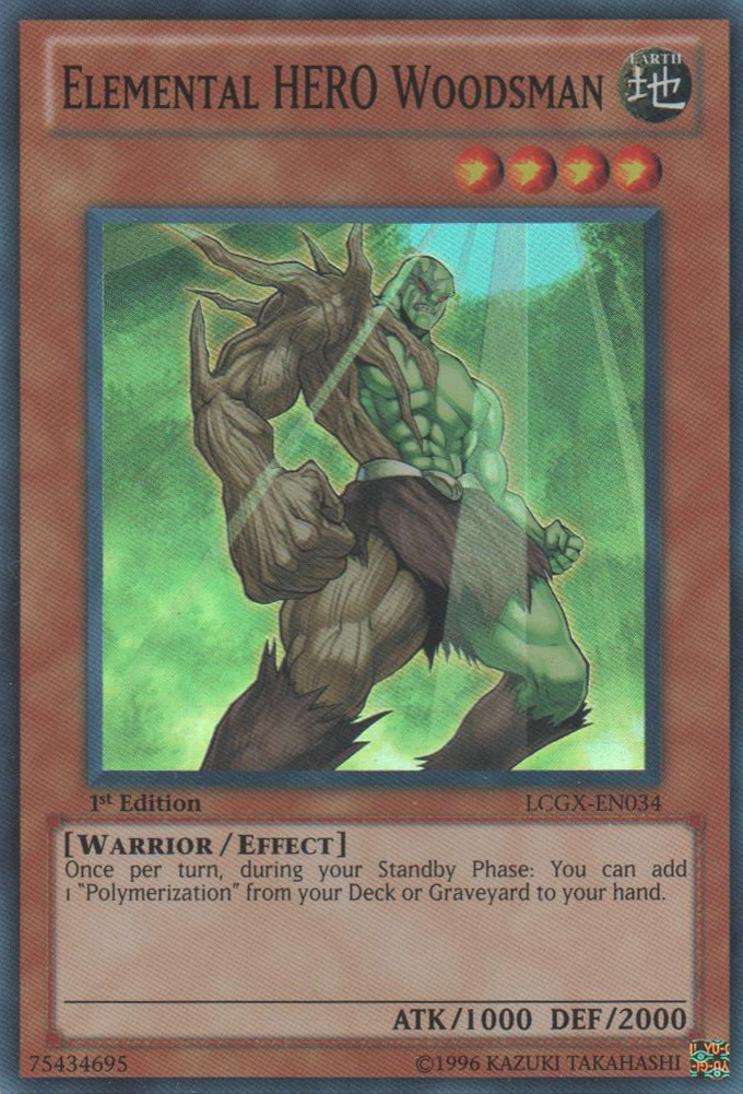 Elemental HERO Woodsman [LCGX-EN034] Super Rare | Gam3 Escape