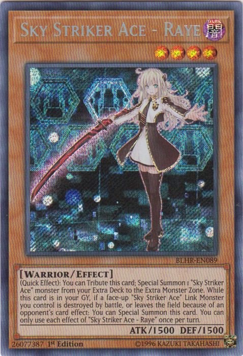 Sky Striker Ace - Raye [BLHR-EN089] Secret Rare | Gam3 Escape