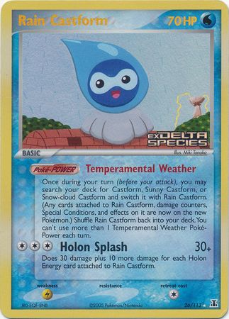 Rain Castform (26/113) (Stamped) [EX: Delta Species] | Gam3 Escape