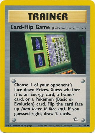 Card-Flip Game (92/111) [Neo Genesis Unlimited] | Gam3 Escape