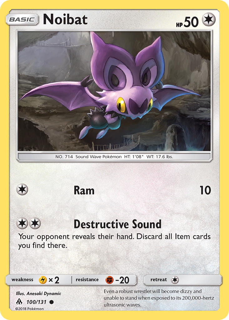 Noibat (100/131) [Sun & Moon: Forbidden Light] | Gam3 Escape