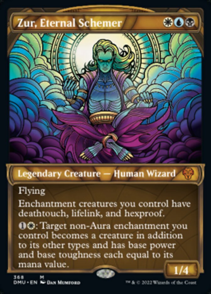 Zur, Eternal Schemer (Showcase Textured) [Dominaria United] | Gam3 Escape