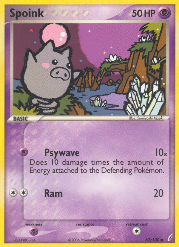 Spoink (62/100) [EX: Crystal Guardians] | Gam3 Escape