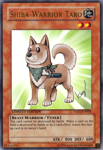 Shiba-Warrior Taro [YAP1-EN008] Ultra Rare | Gam3 Escape