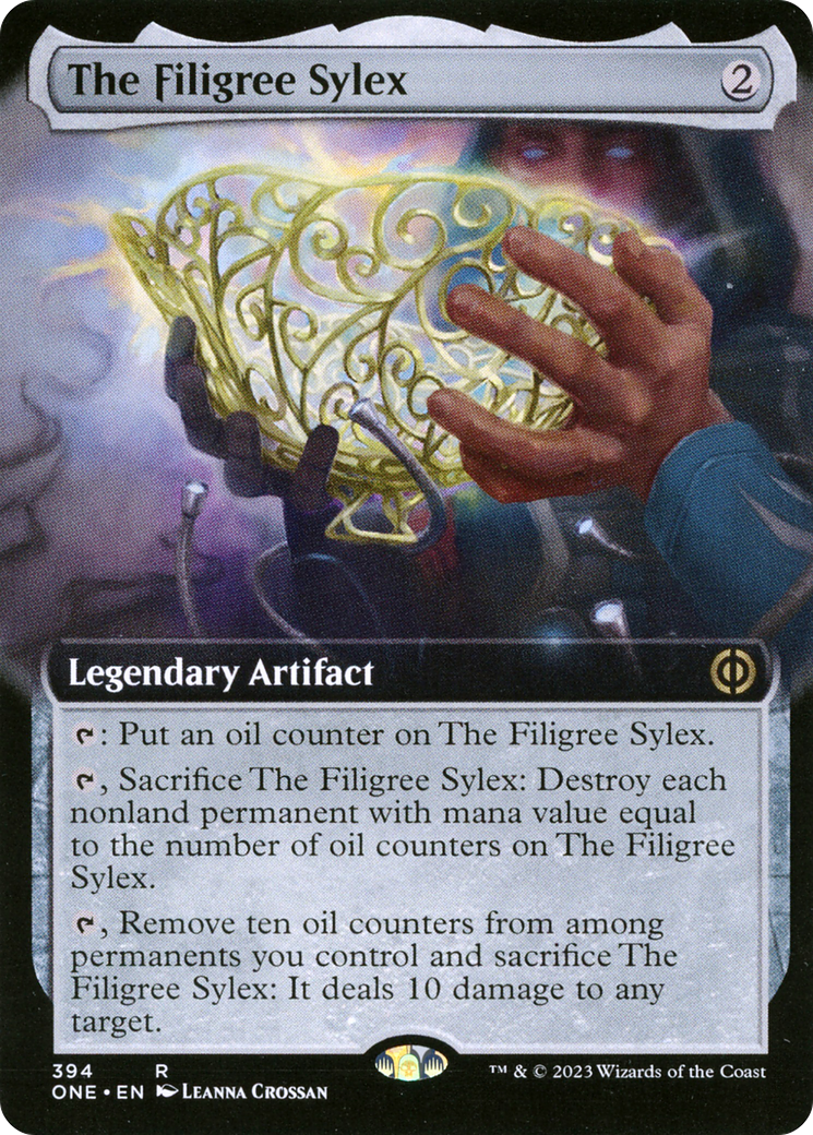 The Filigree Sylex (Extended Art) [Phyrexia: All Will Be One] | Gam3 Escape