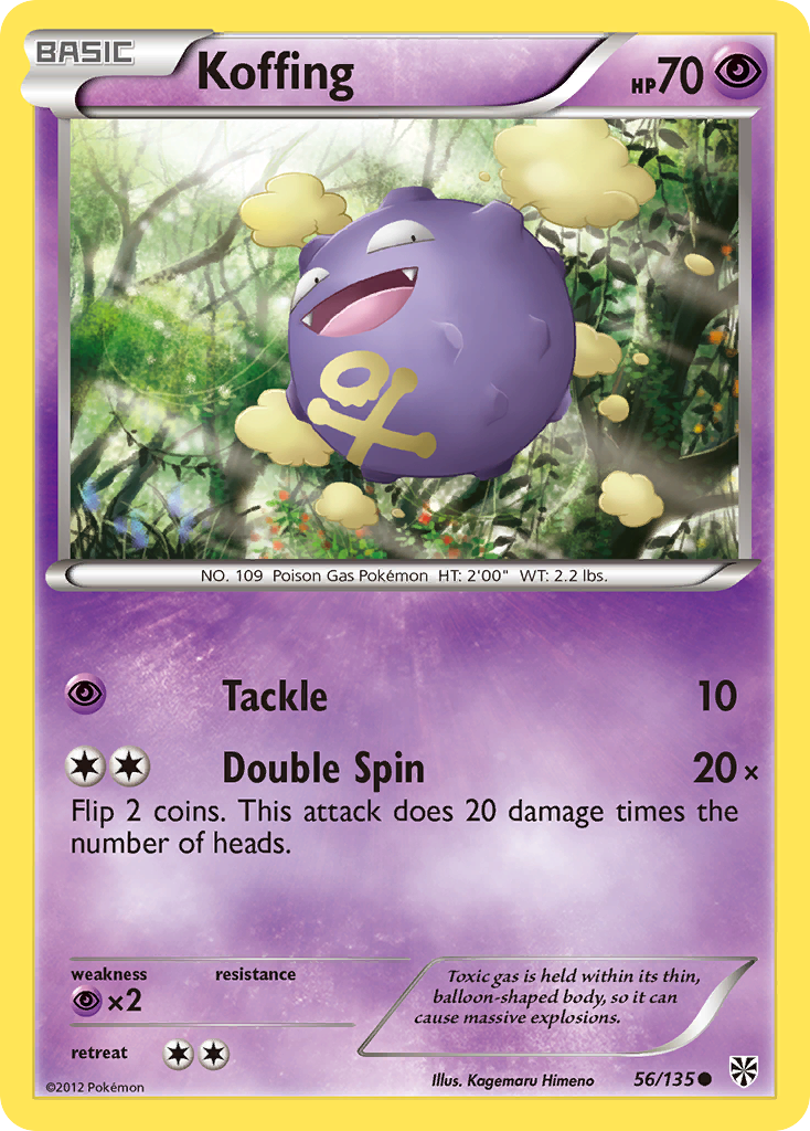 Koffing (56/135) [Black & White: Plasma Storm] | Gam3 Escape