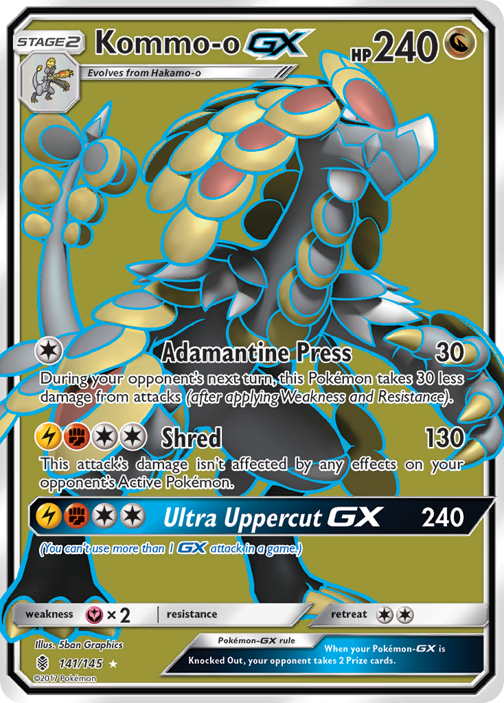 Kommo-o GX (141/145) [Sun & Moon: Guardians Rising] | Gam3 Escape