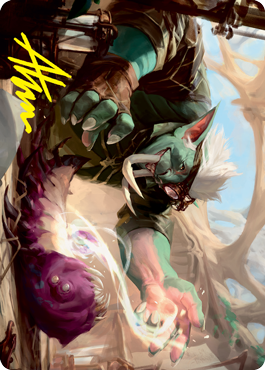 Novice Dissector Art Card (Gold-Stamped Signature) [Strixhaven: School of Mages Art Series] | Gam3 Escape