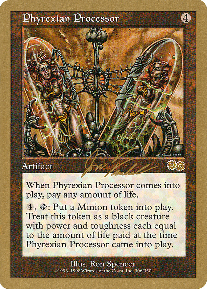 Phyrexian Processor (Jon Finkel) [World Championship Decks 2000] | Gam3 Escape