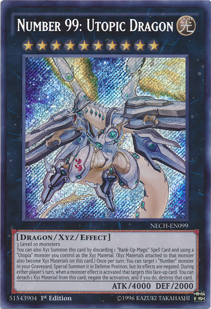 Number 99: Utopic Dragon [NECH-EN099] Secret Rare | Gam3 Escape