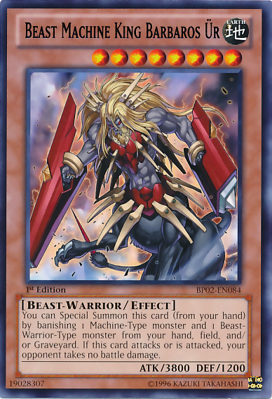 Beast Machine King Barbaros Ur [BP02-EN084] Mosaic Rare | Gam3 Escape