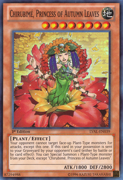 Chirubime, Princess of Autumn Leaves [LVAL-EN039] Super Rare | Gam3 Escape