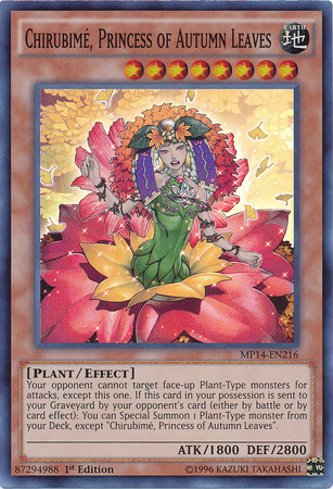 Chirubime, Princess of Autumn Leaves [MP14-EN216] Super Rare | Gam3 Escape